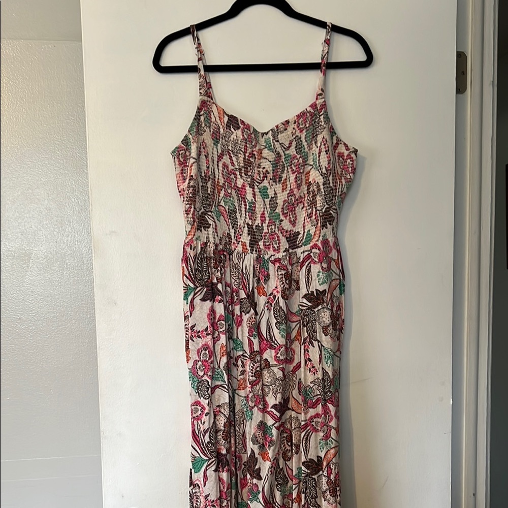 Old Navy Floral Multicolor Maxi Dress